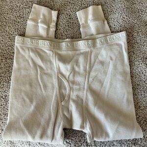 Joe Boxer Men's Cream Thermal Boxers